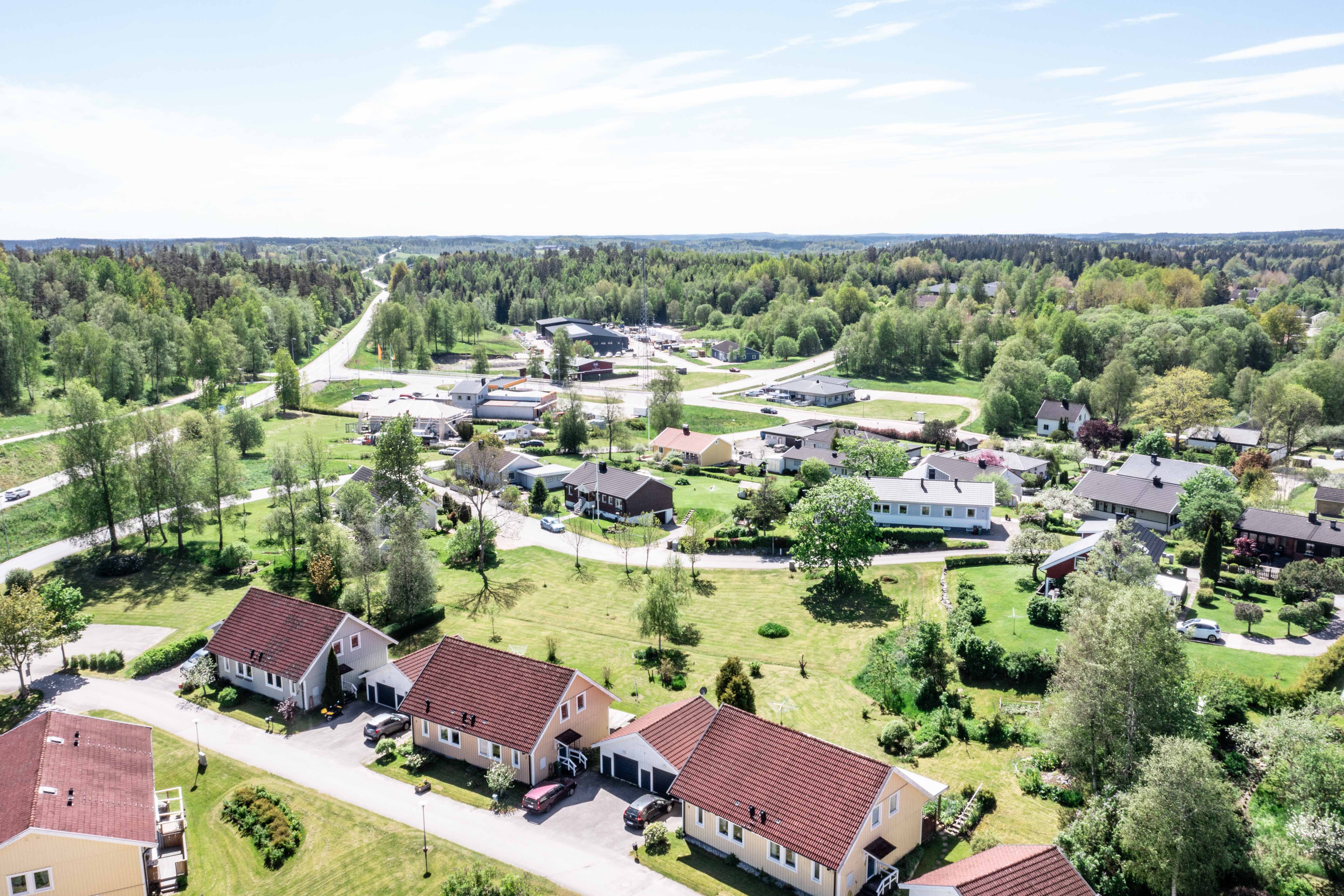 Vy över Färgelanda