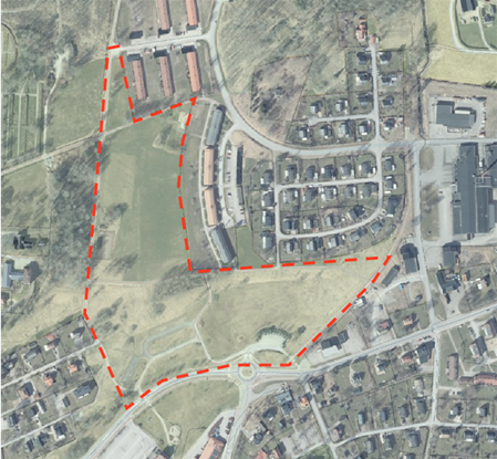 Karta över sågverksområdet