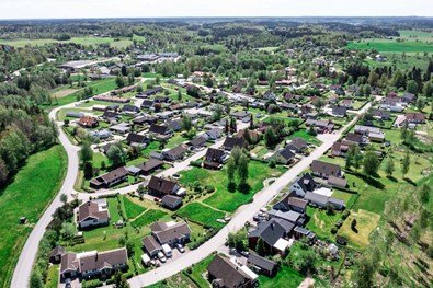 Vy över Färgelanda